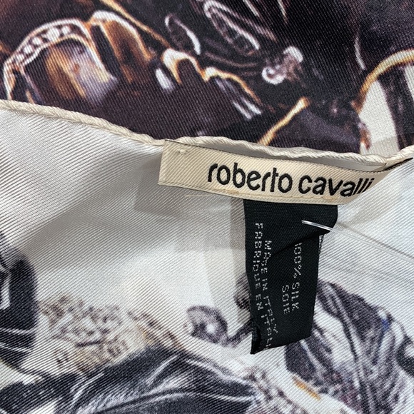 Roberto Cavalli NWOT Silk Scarf - Picture 4 of 4